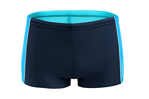 sesto senso Badehose Jungen Schwimmhose Enganliegende Bademode Swimming Shorts BD 633 L 10 Jahre 134-140 Dunkel Blau von sesto senso