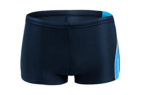 sesto senso Badehose Jungen Schwimmhose Enganliegende Bademode Swimming Shorts BD 635 L 10 Jahre 134-140 Dunkel Blau von sesto senso