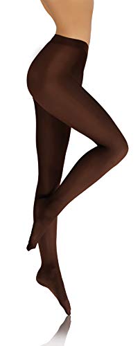 sesto senso Damen Strumpfhose Blickdicht Microfaser 70 DEN Braun Kaffee 2 XS-S Caffe sesto senso Damen Strumpfhose Blickdicht Microfaser 70 DEN Braun Kaffee 2 XS-S Caffe von sesto senso
