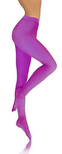 sesto senso Damen Strumpfhose Violette Bunte 40 DEN Blickdicht Microfaser 2 XS-S Azalea sesto senso Damen Strumpfhose Violette Bunte 40 DEN Blickdicht Microfaser 2 XS-S Azalea von sesto senso