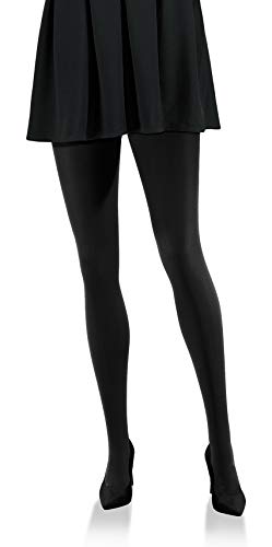 sesto senso Thermostfumpfhose Damen Strumpfhose Winter Warm 100 Den Blickdicht 3 M Schwarz von sesto senso