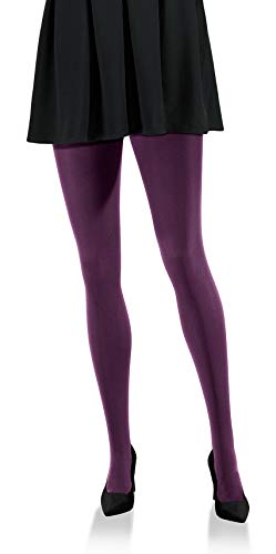 sesto senso Thermostfumpfhose Damen Strumpfhose Winter Warm 100 Den Blickdicht Lila 3 M Violett von sesto senso