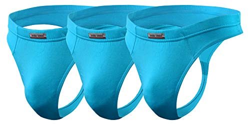 sesto senso Herren String Micromodal Tanga Slips Sexy 1er 3er Pack Thong M 3 Turquoise von sesto senso