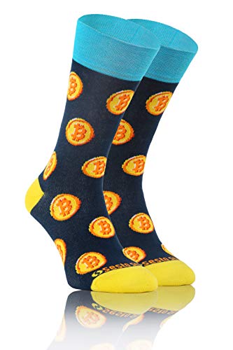 sesto senso Lustige Baumwolle Socken Damen Herren Bunte Ungleiche Funny Socks 35-38 Bitcoin sesto senso Lustige Baumwolle Socken Damen Herren Bunte Ungleiche Funny Socks 35-38 Bitcoin von sesto senso