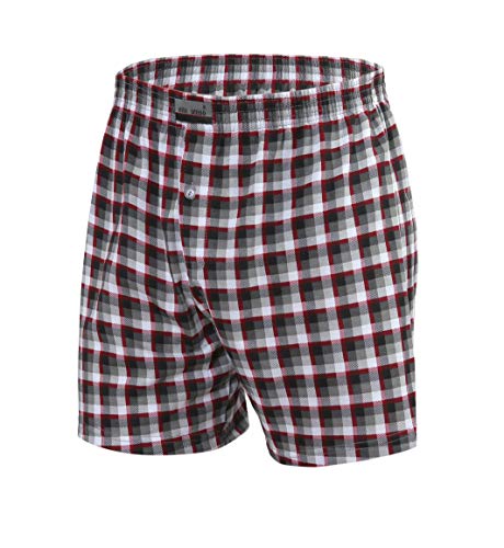 sesto senso Schlafanzughose Herren Kurz Baumwolle Pyjamahose 1er Pack L 14 von sesto senso