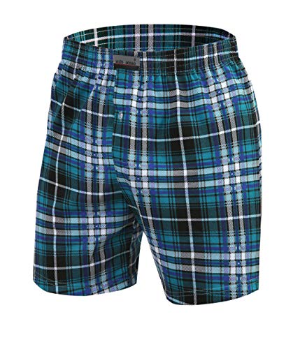 sesto senso Schlafanzughose Herren Kurz Baumwolle Pyjamahose 1er Pack 4XL 11 von sesto senso