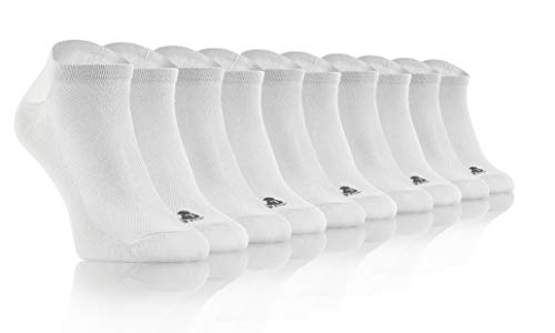 sesto senso Socken Sport Sneakers Knöchelsocken Baumwolle Damen Herren 5 Pack Paar 41-43 Weiß von sesto senso