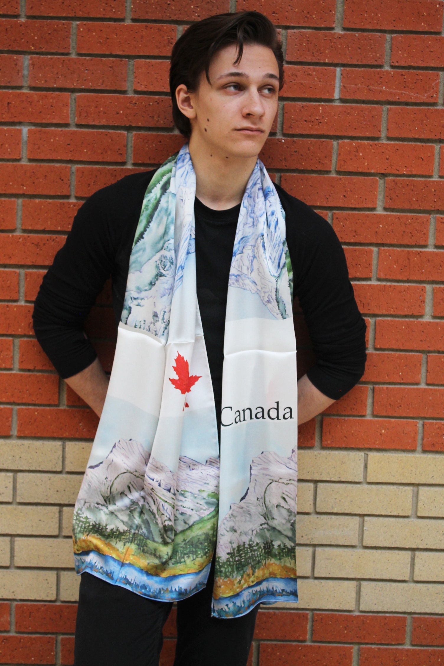 Kanadiergebirge Traditonal Schal von SetaInk