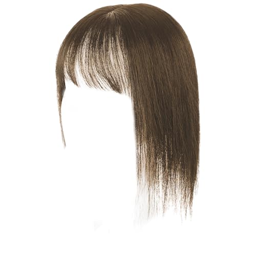 Clip in Pony, Air Bangs Haarspange, Clip in Fransen Echthaarverlängerungen im natürlichen Look, lip in Haarverlängerungen für Frauen täglichen Gebrauch von Setauoo