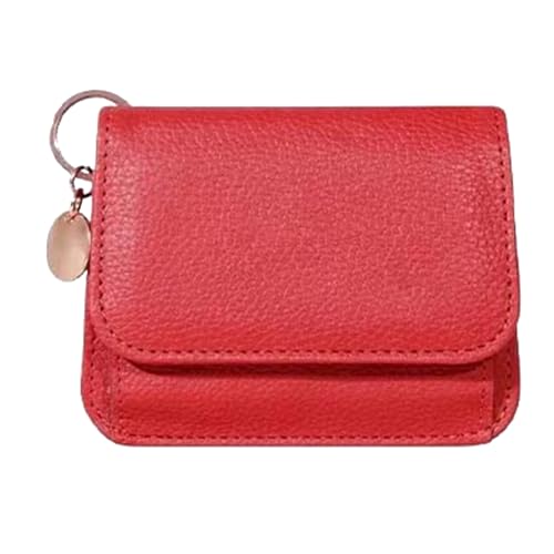 Setauoo Geldbörse Aus PU-Leder, Kleine Geldbörse Mit Reißverschluss, Handgefertigte Tragbare Wechseltasche, Geldbeutel Damen, Münzgeldbörse, Kleingeldhalter Für Kreditkarten, Lippenstift von Setauoo