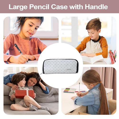 Setauoo Einfaches Federmäppchen Für Kinder - Federmäppchen Organizer,Weicher Kosmetik Organizer Beutel für Stifte Schere Lineal Radiergummi Büro Schule Reise von Setauoo