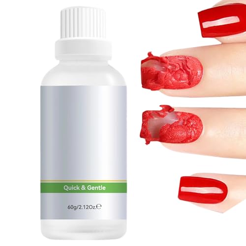 Setauoo Gel Entferner,60ml Acryl Nagel Reiniger | Maniküre Pediküre Für Frauen Mädchen Anfänger Salon Zuhause Unterwegs von Setauoo