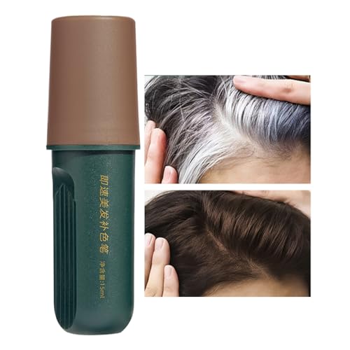 Setauoo Grauhaar Abdeckstift, Grauabdeckkamm, Schweiß- Und Wasserdichter Haartönungsstift Für Erwachsene Männer Zur Nachziehhilfe Zu Hause von Setauoo