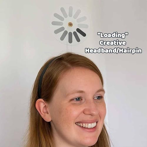 Setauoo Haarband Für Damen - Ladebare Drehhaarspange Mit Spaßfaktor - Tägliche Trageutensilien für Freizeit Events Bühne Festivals Reisen Live-Streaming von Setauoo