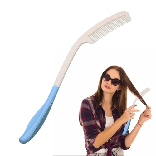 Setauoo Haarbürsten und Kämme mit langem Griff, sanfter multifunktionaler Langstielkamm, elegante, schöne Haarentfernungsbürste für Frauen mit langem Haar von Setauoo