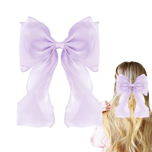 Setauoo Haarspangen für Frauen | Schleife Haarschmuck Elegante Mädchen Haarspangen - Schöne Dicke Haarspangen Pferdeschwanz Zubehör für dickes, dünnes Haar von Setauoo