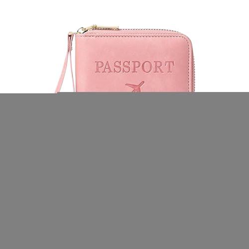Setauoo Reisepasshülle - Mit Multifunktionsfach Reisepasshülle Aus PU Leder,wasserdichte Tasche & Dokumentenorganizer Kompakt Für Reise Damen Herren von Setauoo