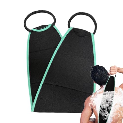 Setauoo Rückenschrubber für Dusche | Doppelseitiger Body Wash Scrubber Dusche Body Scrubber | Praktischer Duschwaschlappen Rückendusche Scrubber für Frauen Männer von Setauoo