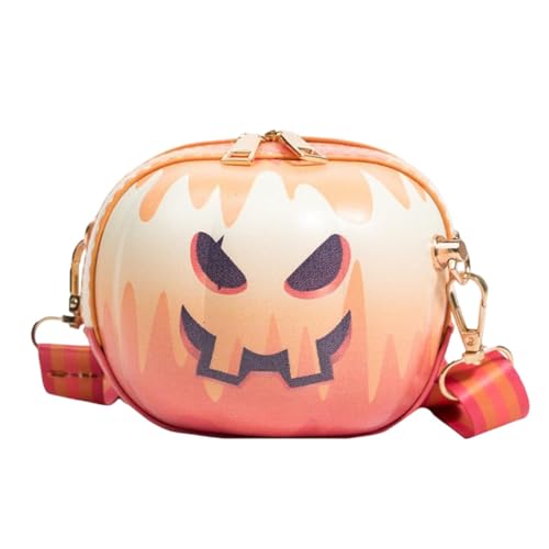 Setauoo Schultertasche | Halloween Kürbis Mit -Gesicht Tasche,Mode Umhängetasche für Smartphone Dokumente Alltag Freizeit von Setauoo