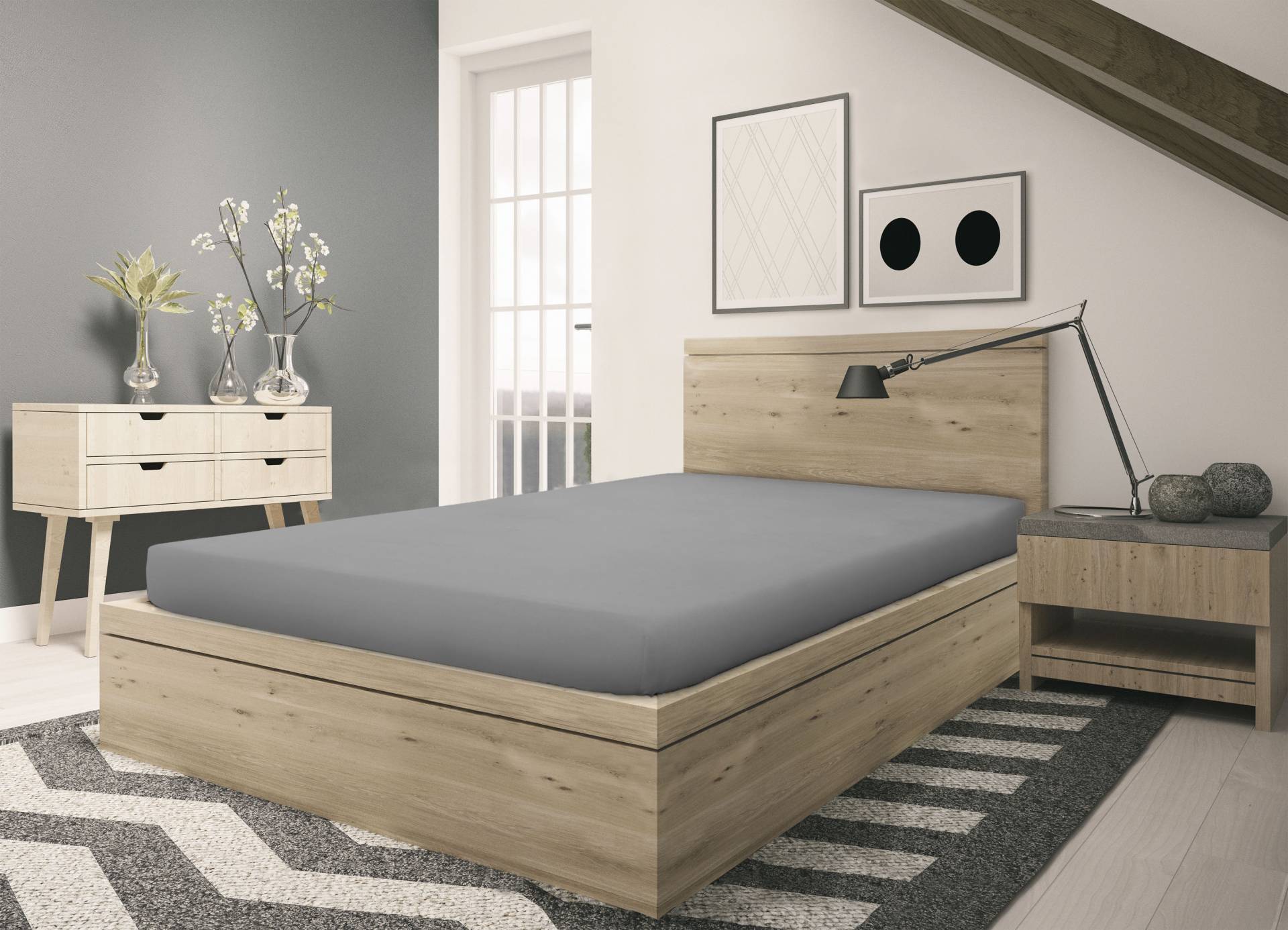 SETEX Spannbettlaken "GOTS Feinbiber Spannbettlaken" aus zertifizierter Bio-Baumwolle von Setex