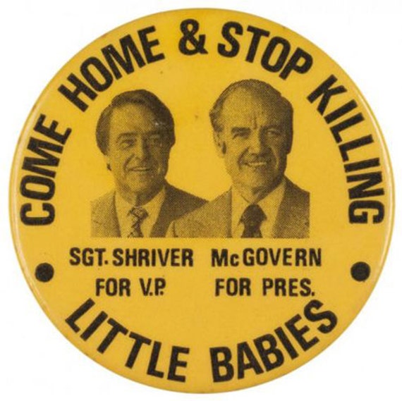 Mcgovern Shriver Replica Wahlkampfbutton von SethGoodkindArt