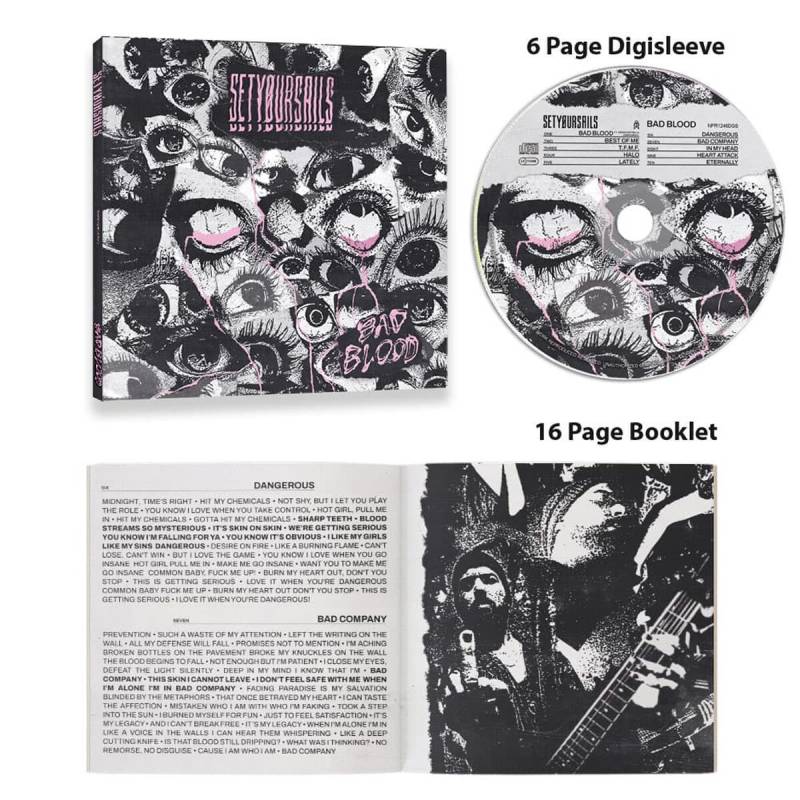 Setyoursails Bad Blood CD multicolor Setyoursails Bad Blood CD multicolor von Setyoursails