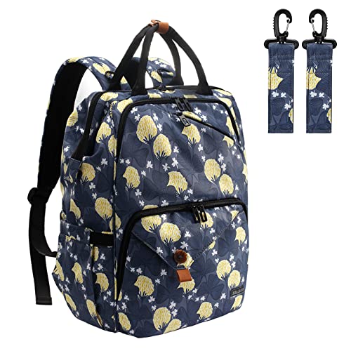 Sevego Wickelrucksack, Vielseitige Babytasche, Wasserfester Wickelrucksack, Kinderwagen-Tasche mit Wickelauflage, Stilvolle Umhängetasche für Mama Und Papa von Sevego