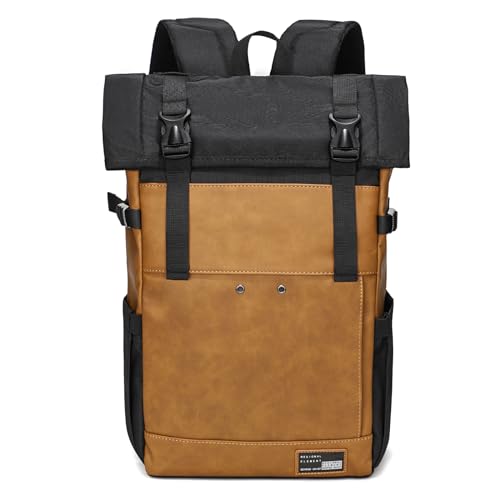 Sevego Laptop-Rucksack, stilvoller Freizeit-Tagesrucksack, wasserfester Reise-Wanderrucksack, 15,6-Zoll-Computer-Schultasche für Frauen und Männer von Sevego