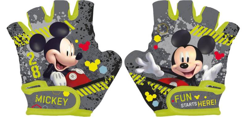 Seven Polska Fahrradhandschuhe Disney "MICKEY", Größe S, fingerloser Schutz-Handschuh von Seven Polska