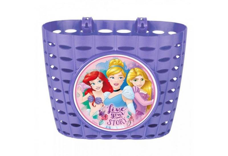 Seven Polska Fahrradkorb Kinder „Disney Princess“, lila – Lenkerkorb von Seven Polska