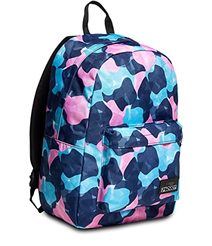 Seven RUCKSACK ISCHOOLPACK SEVEN Geräumige Schultasche für Teenager, Mädchen und Jungen, mit Laptopfach & USB Anschluss, italienisches Designblau,inkl. Powerbank von Seven