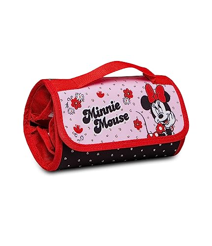 Seven Federmäppchen, Mäppchen, mehrfarbig, Federtasche für Schreibwaren, Etui mit Filz- und Buntstiften, Mädchen & Jungen, Schule - Grundschule, XXL, Minnie Mouse von Seven