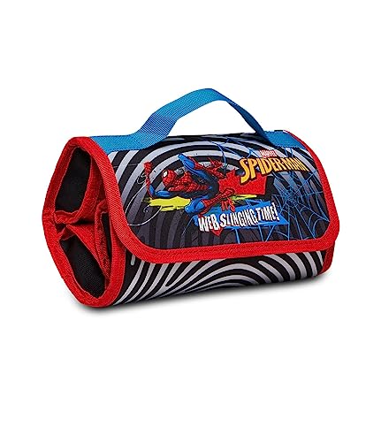 Seven Federmäppchen, Mäppchen, mehrfarbig, Federtasche für Schreibwaren, Etui mit Filz- und Buntstiften, Mädchen & Jungen, Schule - Grundschule, XXL, SPIDERMAN von Seven