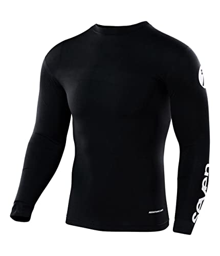 Seven MX Unterziehshirt Langarm Zero Staple Compression Schwarz Gr. XL von Seven