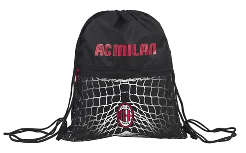 Seven Milan Sportbeutel Easy Backpack Goal Scorer Offizielles Produkt, Schwarz von Seven