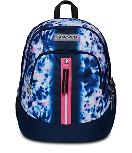 Seven S.p.a. Rucksack Advanced Seven Unisex - Kinder und Jugendliche (1er Pack), blau, 31 x 43 x 24 cm, Rucksack Backpacks von Seven