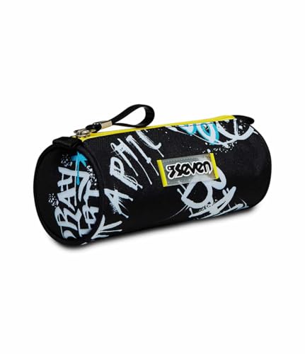 Seven Mäppchen, Federtasche für Schreibwaren, Etui für Stiften, Kugelschreiber, Kinder, Mädchen & Jungen, Grundschule, ABSTRACT GRAFFITY BOY von Seven