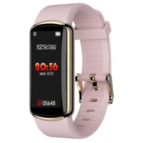 Smartwatch Seven – Armbanduhr für Herren und Damen, wasserdicht, IP68, Schrittzähler, Herzfrequenzmesser, Schlafüberwachung, Multi-Sport-Modus, Anruf- und Anrufbenachrichtigungen, GPS-Gerät von Seven