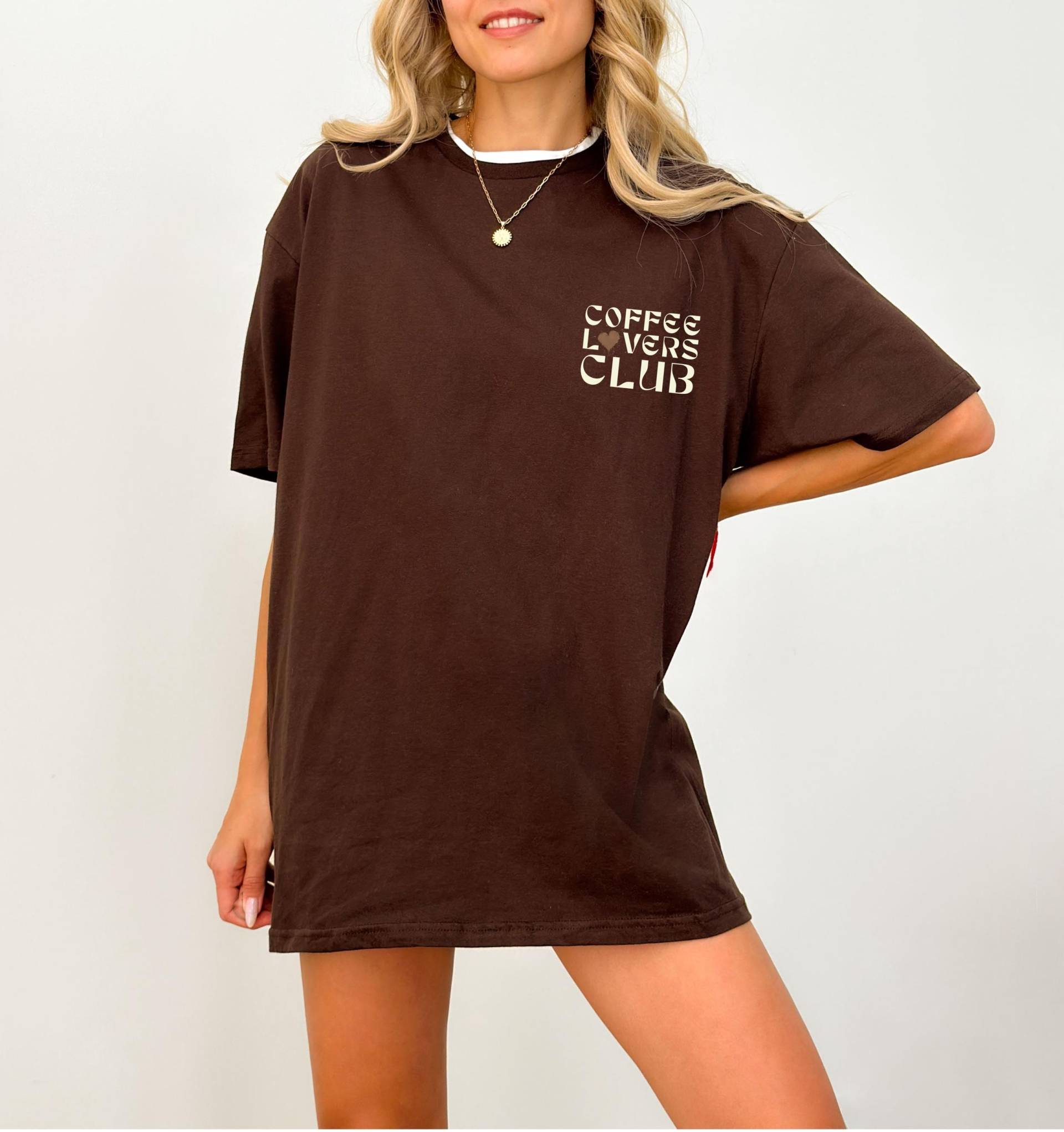 Kaffee T-Shirt Mit Spruch Geschenkidee Kollege Geschenk Coffee Club Kaffeeliebhaber Barista Outfit Freundin Geschenke Geburtstag Mama von SevenHeavenApparel