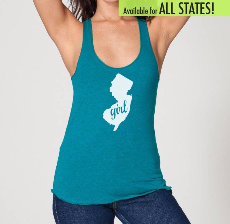 Alle Staaten Und Washington Dc "Girl' Juniors Tri Blend Tank Shirt - Shirts Größe Xs S M L Qq von SevenMilesPerSecond