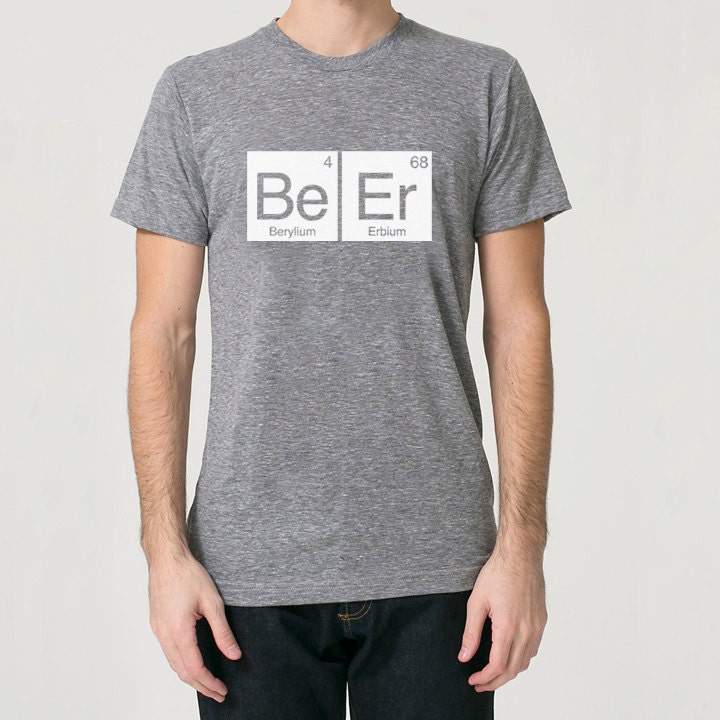 Bier Periodensystem Tri Blend Track T-Shirt - Unisex & Juniors T-Shirts Größe S M L Xl von SevenMilesPerSecond