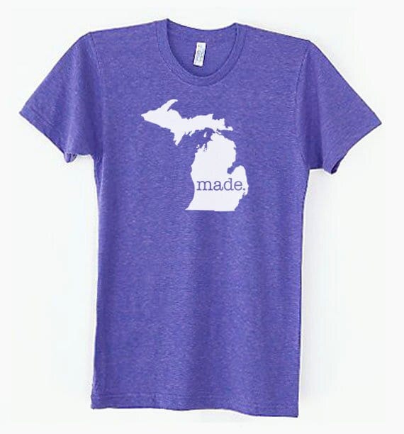 Mi Made Tri Blend Track T-Shirt - Unisex T-Shirts Größe S M L Xl von SevenMilesPerSecond