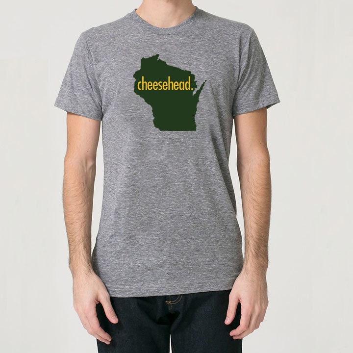 Wisconsin Cheesehead Royal Apparel Tri-Blend T-Shirt - Unisex Größen Xs-2Xl von SevenMilesPerSecond