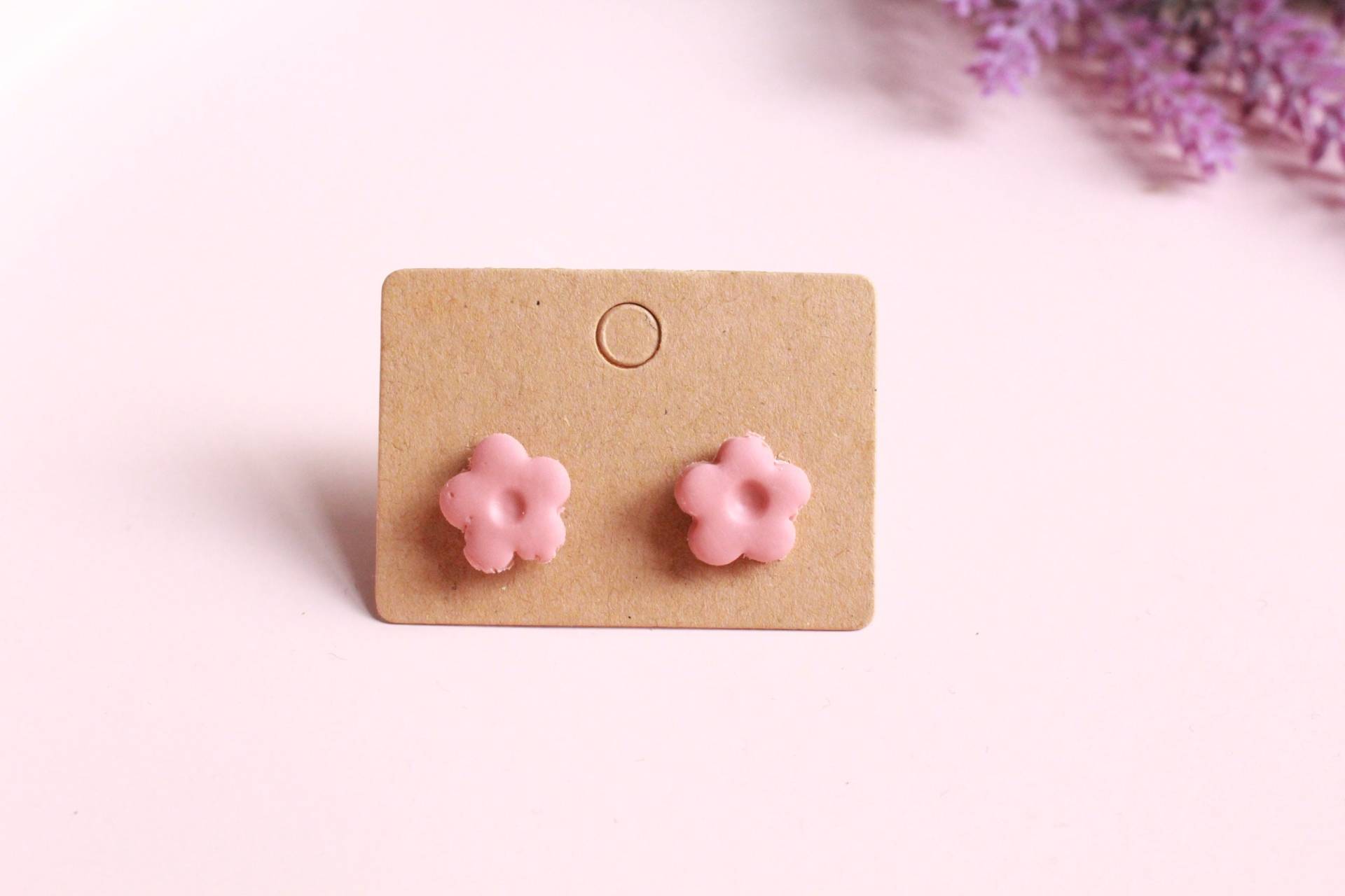 Pinke Blumen Ohrstecker - Handgefertigt Aus Polymer Clay Pinke Blumen Ohrstecker - Handgefertigt Aus Polymer Clay von SevenRiversCo