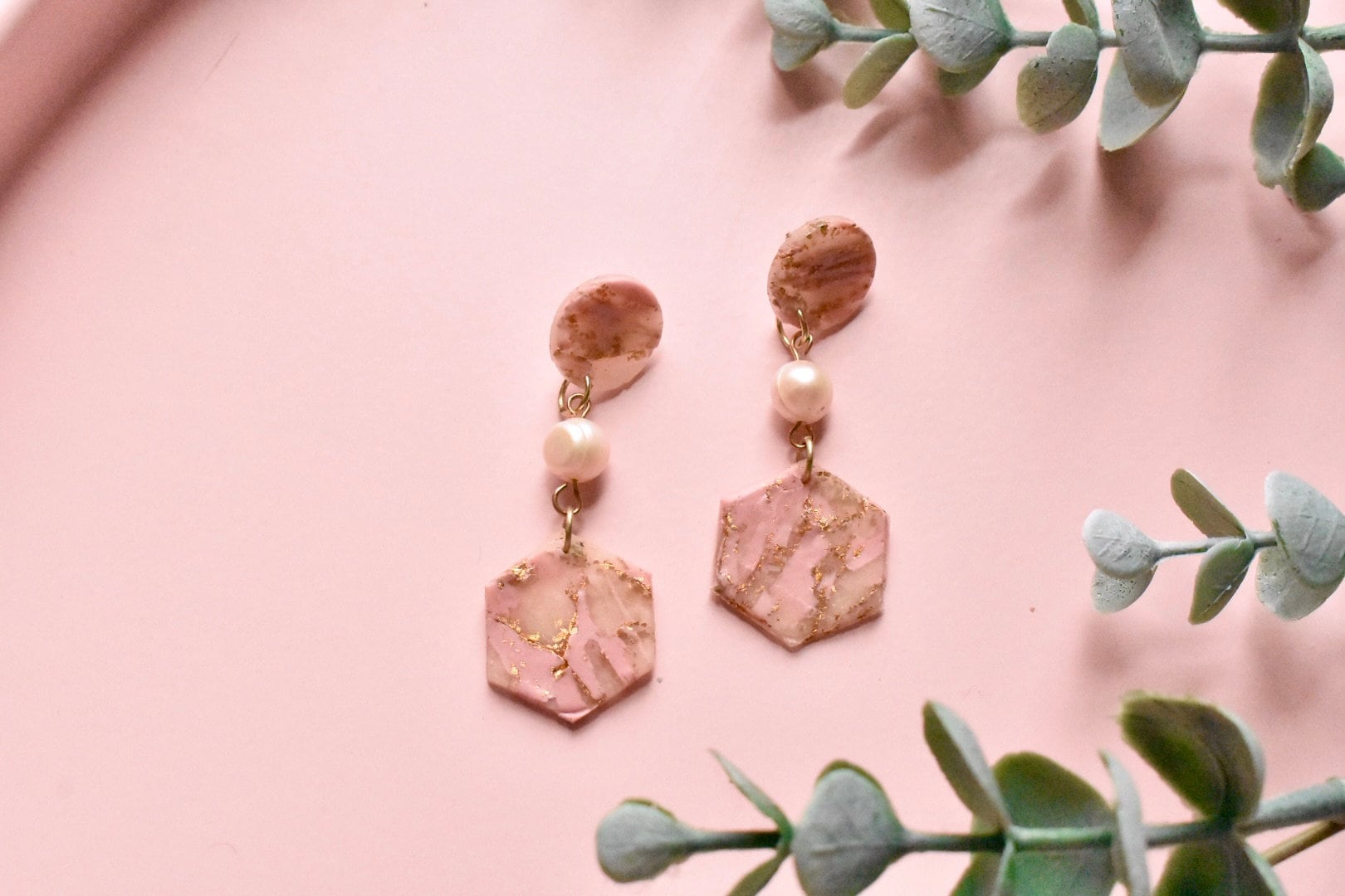 Rosa Marmor | Lichtdurchlässig - Handgefertigt Mit Polymer Clay Rosa Marmor | Lichtdurchlässig - Handgefertigt Mit Polymer Clay von SevenRiversCo