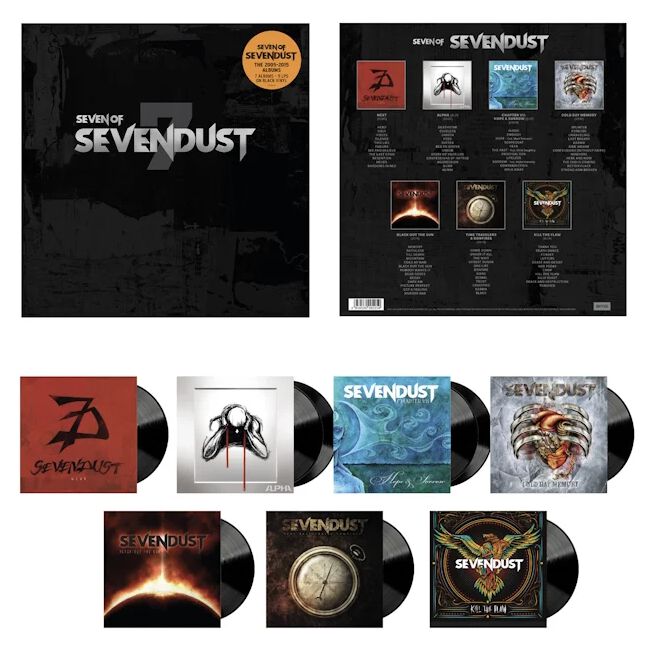 Sevendust Seven of Sevendust LP multicolor von Sevendust