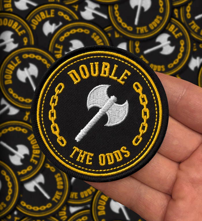 Doppelt So Wie Gestickter Patch von SeventhInk