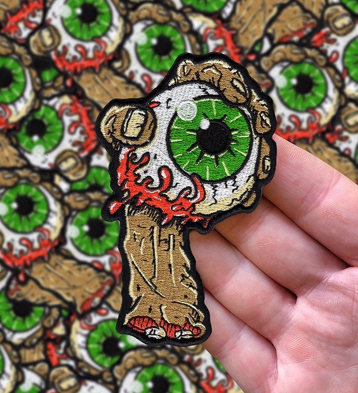 Gestickte Zombie Augenklappe von SeventhInk