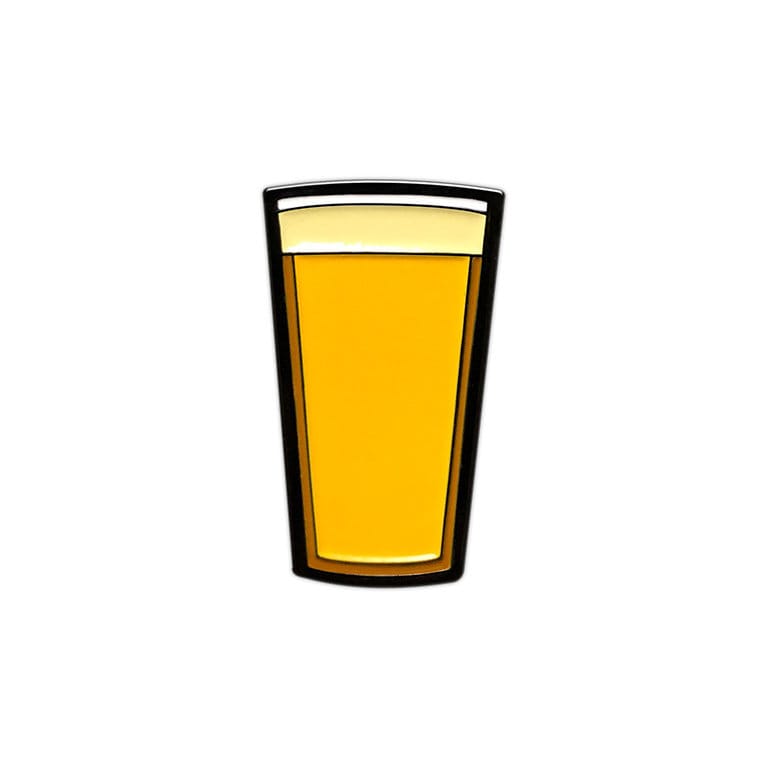 Pilsner Bier Pint Emaille Pin Pilsner Bier Pint Emaille Pin von SeventhInk