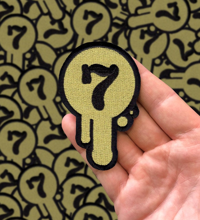 Seventh.ink Gold Logo Mark Bestickt Patch von SeventhInk